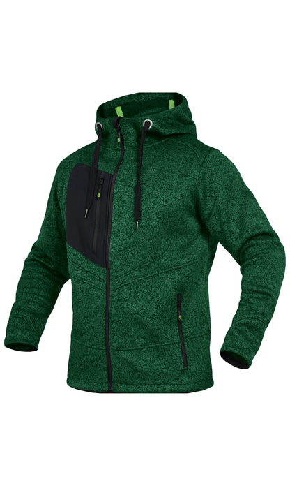 Jacke mit Melange-Strick