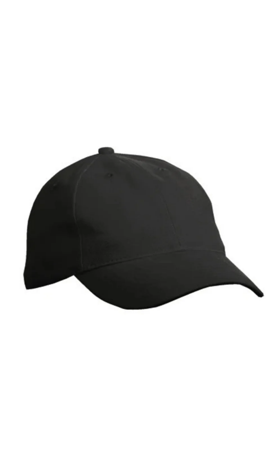 Hochwertiges 6-Panel-Cap aus gebürsteter Baumwolle