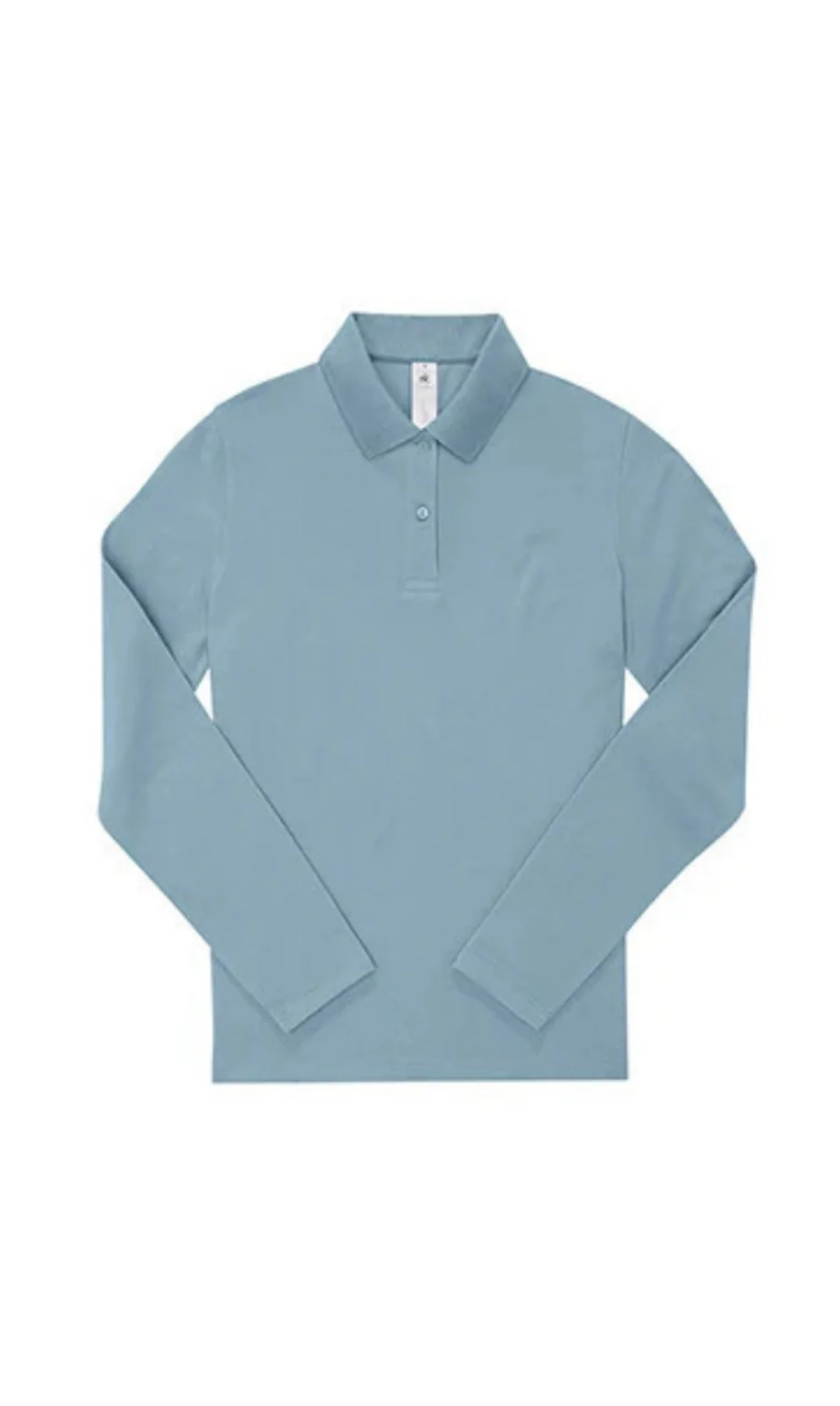 Langarm-Polo-Shirt aus Piqué für Damen