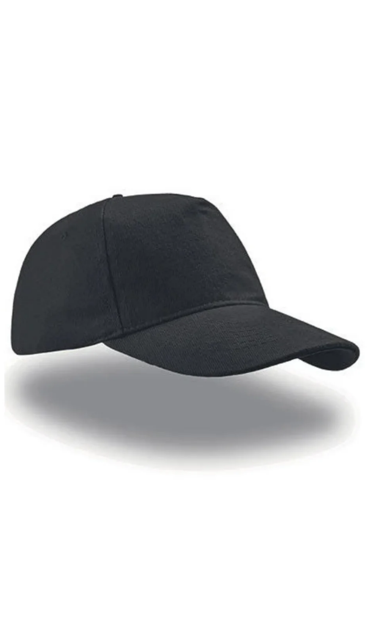 5-Panel Cap aus schwerer, gebürsteter Baumwolle