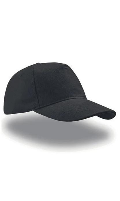5-Panel Cap aus schwerer, gebürsteter Baumwolle