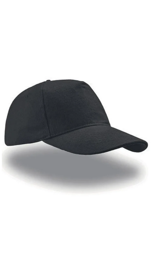 5-Panel Cap aus schwerer, gebürsteter Baumwolle