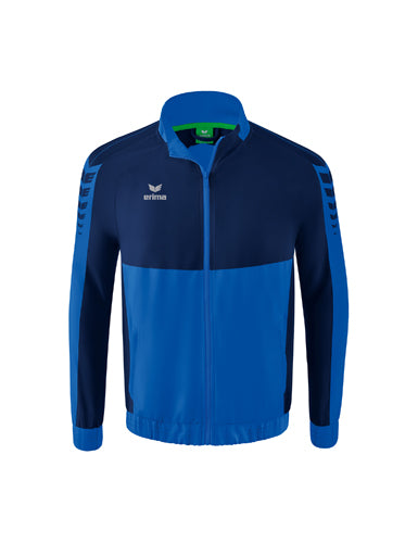 ERIMA Six Wings Präsentationsjacke in new royal/new navy Vorderansicht