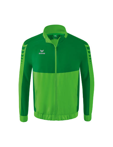 ERIMA Six Wings Präsentationsjacke in green/smaragd Vorderansicht