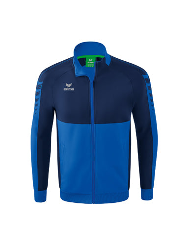 ERIMA Six Wings Worker Jacke in new royal/new navy Vorderansicht