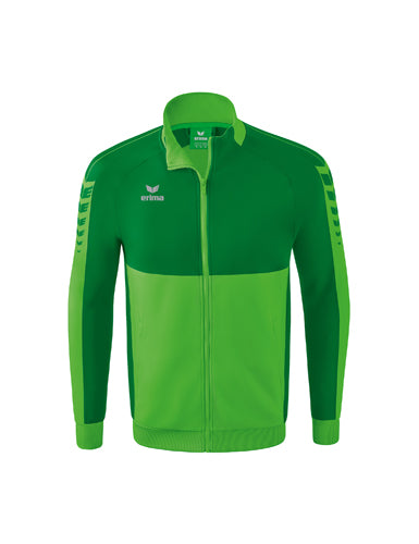 ERIMA Six Wings Worker Jacke in green/smaragd Vorderansicht