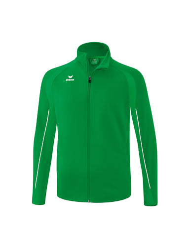 ERIMA LIGA STAR Polyester Trainingsjacke in smaragd/weiß Vorderansicht