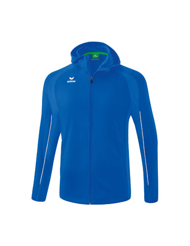 ERIMA LIGA STAR Trainingsjacke mit Kapuze in new royal/weiß Vorderansicht
