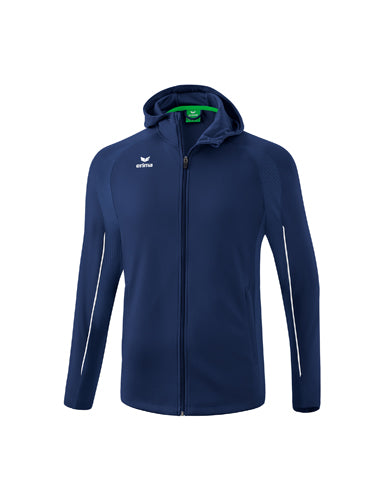 ERIMA LIGA STAR Trainingsjacke mit Kapuze in new navy/weiß Vorderansicht