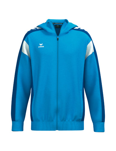 ERIMA CELEBRATE 125 Training Jacket with hood in curacao/new royal Vorderansicht