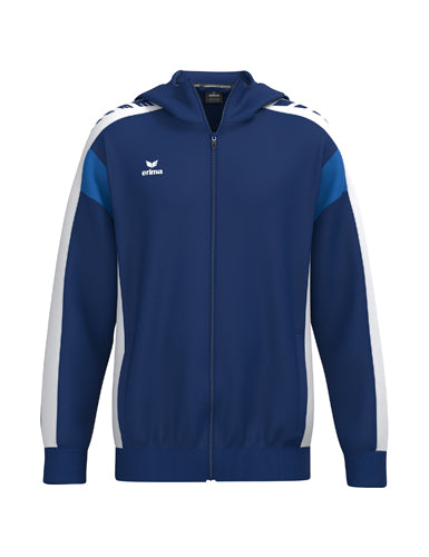 ERIMA CELEBRATE 125 Training Jacket with hood in new navy/weiß Vorderansicht