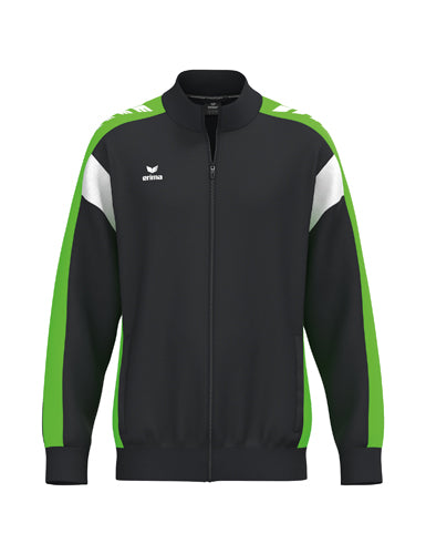 ERIMA CELEBRATE 125 Training Jacket in schwarz/green gecko Vorderansicht