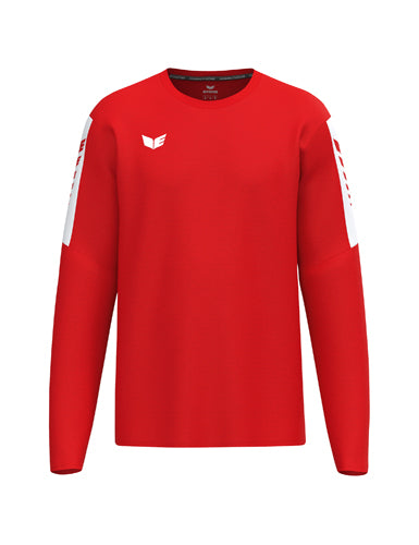 ERIMA INTRO Sweatshirt in rot Vorderansicht