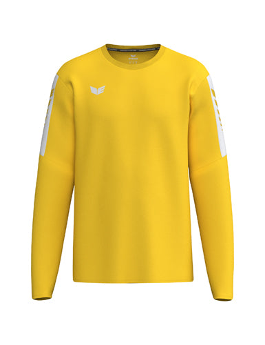ERIMA INTRO Sweatshirt in gelb Vorderansicht