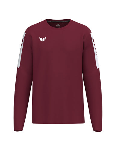 ERIMA INTRO Sweatshirt in bordeaux Vorderansicht
