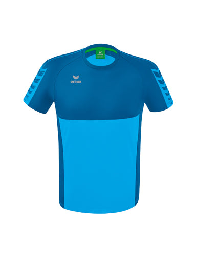 ERIMA Six Wings T-Shirt in curacao/mykonos Vorderansicht