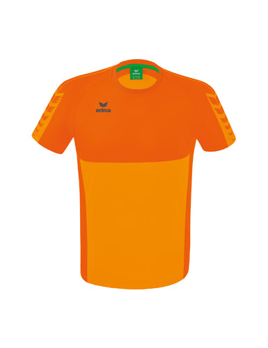 ERIMA Six Wings T-Shirt in new orange/orange Vorderansicht