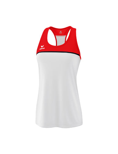 ERIMA CHANGE by erima Tanktop in weiß/rot/schwarz Vorderansicht