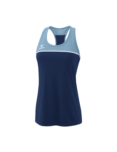 ERIMA CHANGE by erima Tanktop in new navy/faded denim/weiß Vorderansicht