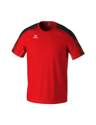 ERIMA EVO STAR T-Shirt in rot/schwarz Vorderansicht
