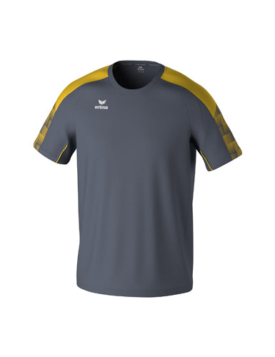 ERIMA EVO STAR T-Shirt in slate grey/gelb Vorderansicht