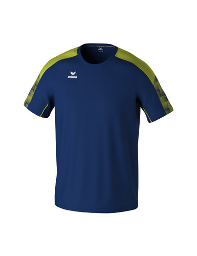 ERIMA EVO STAR T-Shirt in new navy/lime Vorderansicht