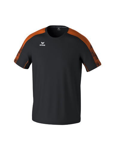ERIMA EVO STAR T-Shirt in schwarz/orange Vorderansicht
