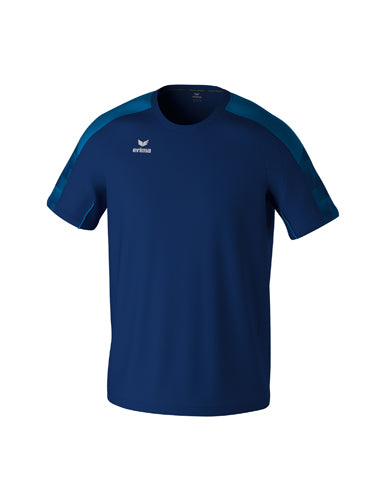 ERIMA EVO STAR T-Shirt in new navy/mykonos blue Vorderansicht