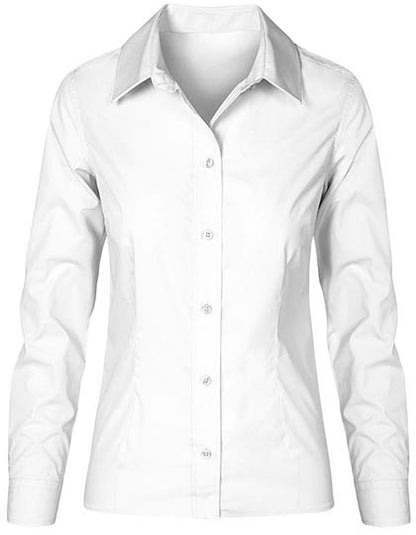 Promodoro Women´s Poplin Shirt Long Sleeve E6315 in White