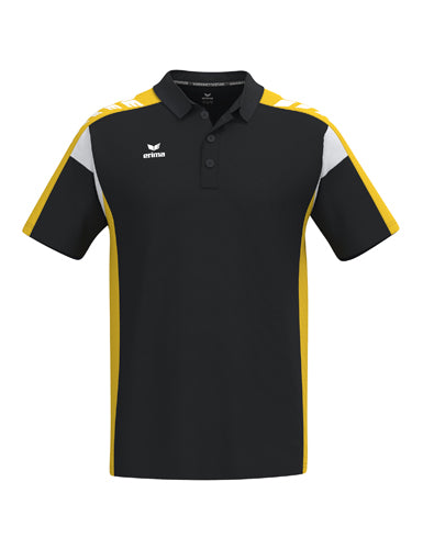 ERIMA CELEBRATE 125 Poloshirt function in schwarz/gelb Vorderansicht