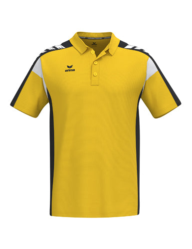 ERIMA CELEBRATE 125 Poloshirt function in gelb/schwarz Vorderansicht