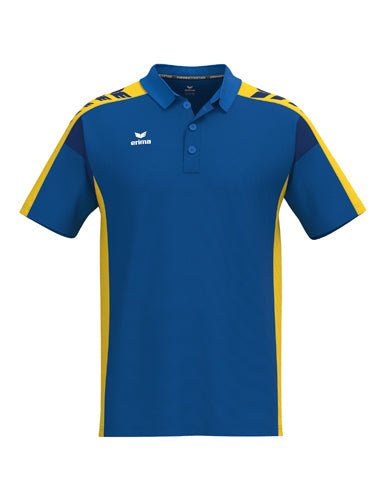 ERIMA CELEBRATE 125 Poloshirt function in new royal/gelb Vorderansicht