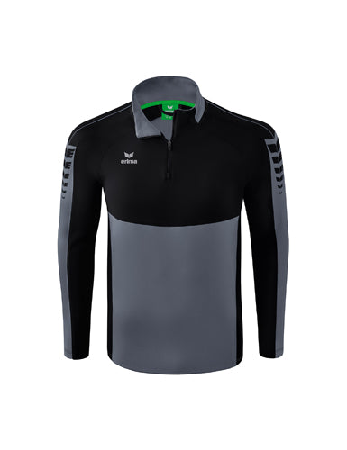 ERIMA Six Wings Trainingstop in slate grey/schwarz Vorderansicht