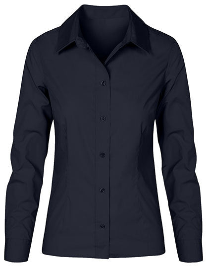 Promodoro Women´s Poplin Shirt Long Sleeve E6315 in Navy