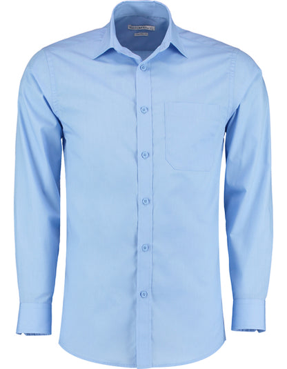 Kustom Kit Men´s Tailored Fit Poplin Shirt Long Sleeve K142 – Detailansicht 1