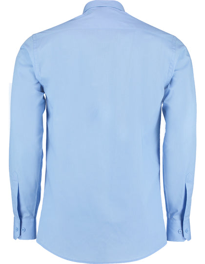 Kustom Kit Men´s Tailored Fit Poplin Shirt Long Sleeve K142 – Detailansicht 2