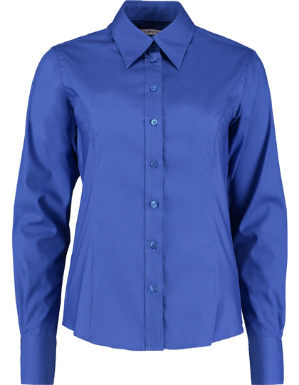Kustom Kit Women´s Tailored Fit Corporate Oxford Shirt Long Sleeve K702 – Detailansicht 2
