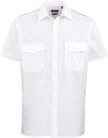 Premier Workwear Pilot Shirt Short Sleeve PW212 – Detailansicht 2