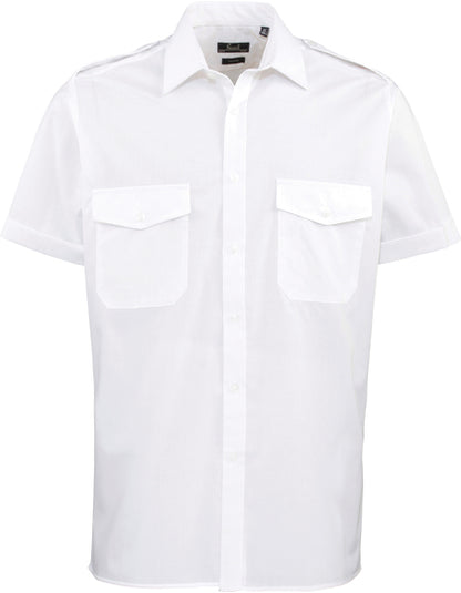 Premier Workwear Pilot Shirt Short Sleeve PW212 – Detailansicht 2