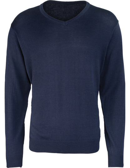Premier Workwear Men´s V-Neck Knitted Sweater PW694 – Detailansicht 2