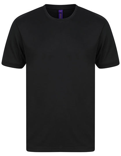 Henbury HiCool Performance T-Shirt W024 in Black