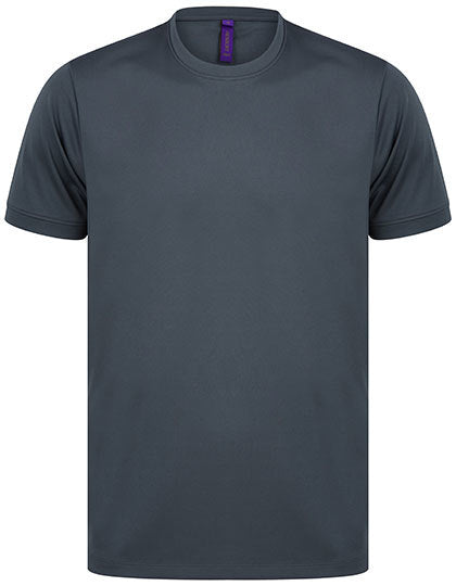 Henbury HiCool Performance T-Shirt W024 in Charcoal