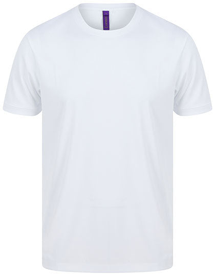 Henbury HiCool Performance T-Shirt W024 in White