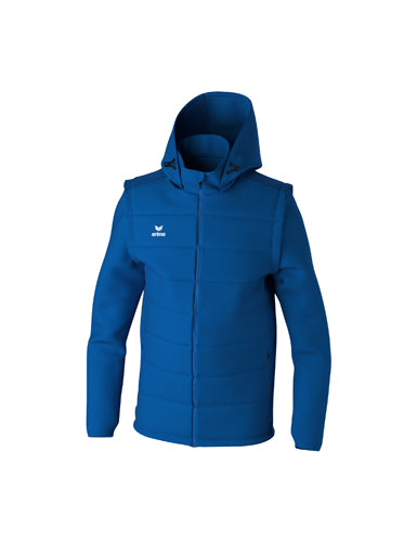 ERIMA TEAM Jacke mit abnehmbaren Ärmeln in new royal Vorderansicht
