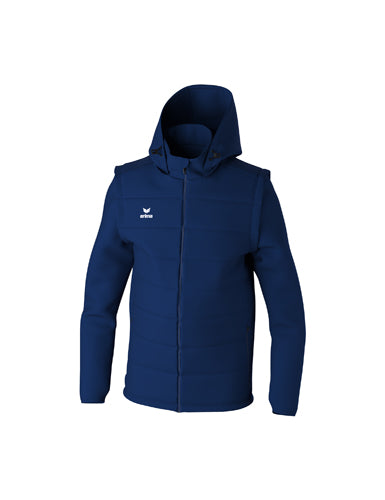 ERIMA TEAM Jacke mit abnehmbaren Ärmeln in new navy Vorderansicht