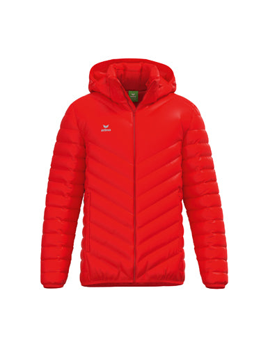 ERIMA CMPT Puffer Jacket in rot Vorderansicht