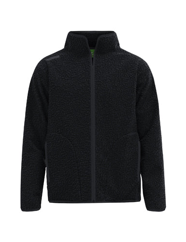 ERIMA TS Fleece Jacket in schwarz Vorderansicht