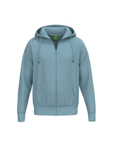 ERIMA TS Hoody Jacket in smoke blue Vorderansicht
