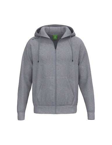 ERIMA TS Hoody Jacket in grau Vorderansicht