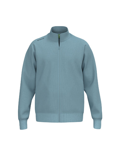 ERIMA TS Sweatjacket in smoke blue Vorderansicht